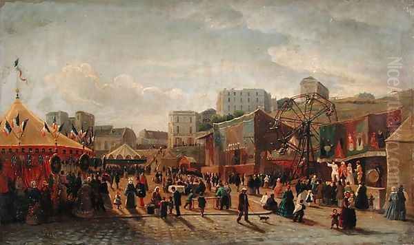 A Fair Place Saint Pierre Montmartre in 1861 - view 1