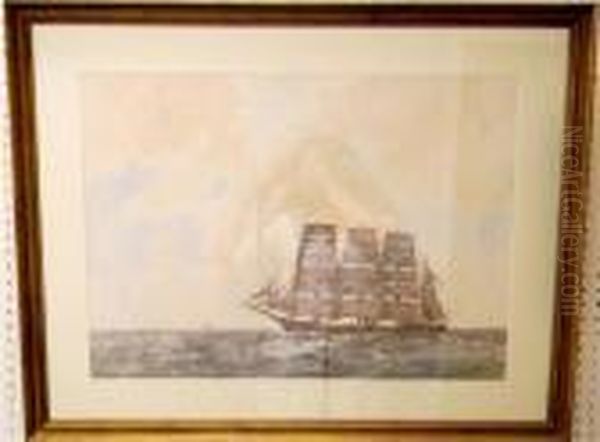 Masted Ship - view 1