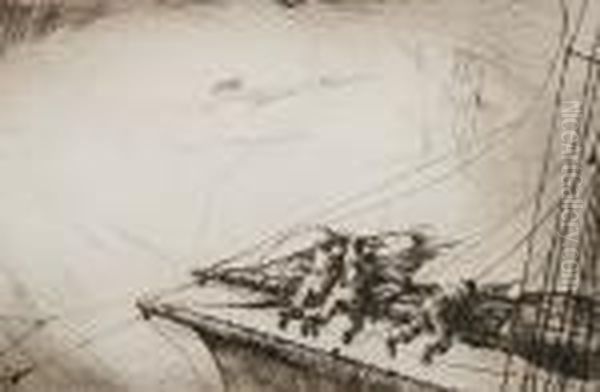 'typhoon - The Burst Topsail' 1924 - view 1
