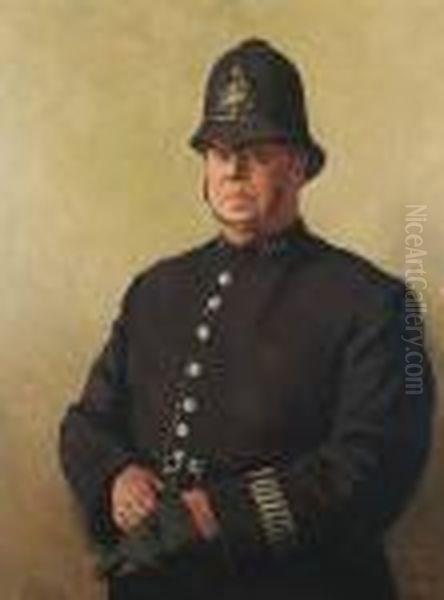Portrait Of Constable Horace Hood. - view 1