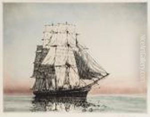A Tea Clipper (hurst 331) by Arthur John Trevor Briscoe
