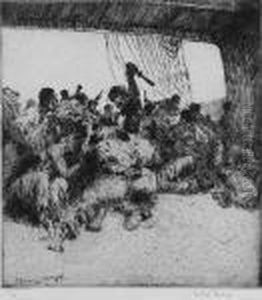 The Fight (hurst 314) by Arthur John Trevor Briscoe