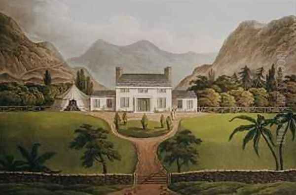 Bonapartes Mal Maison at St Helena - view 1
