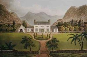 Bonapartes Mal Maison at St Helena by John Hassell