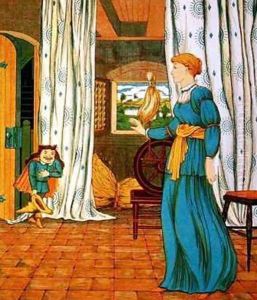 Rumpelstiltskin with the Princess by George R. Halkett