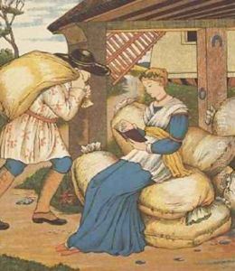 The Princess Reading from Rumpelstiltskin by George R. Halkett