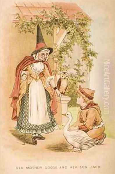 Old Mother Goose and her Son Jack - view 1