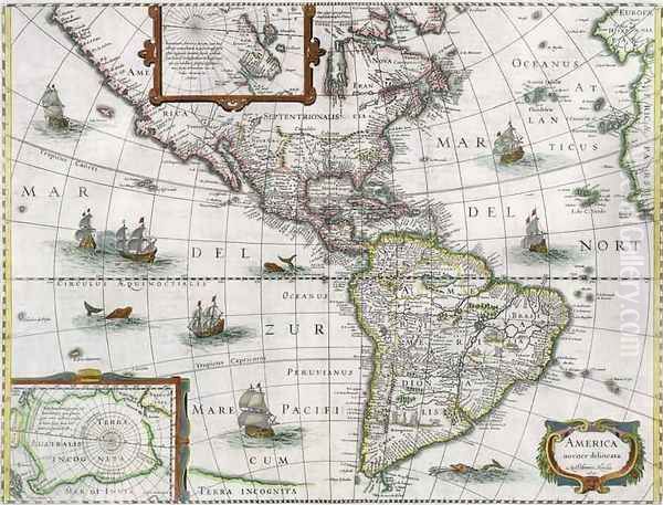 Map of the Americas - view 1