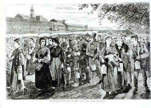 Bell Time New England Factory Life by Winslow Homer
