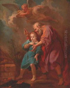 The Sacrifice of Isaac by Claude-Guy Halle