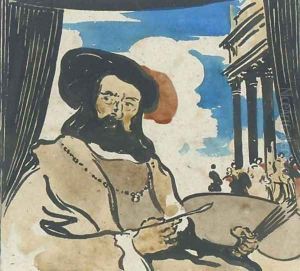 Self portrait by James Watterston Herald