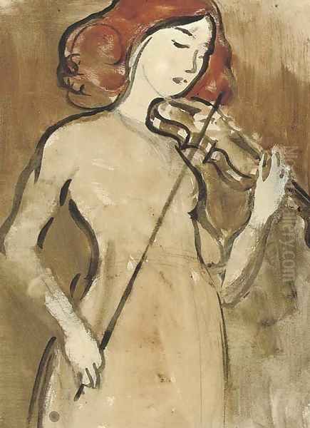 The violinist - view 1