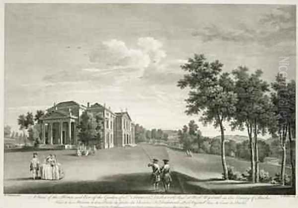 View of the house and part of the garden at West Wycombe Buckinghamshire - view 1