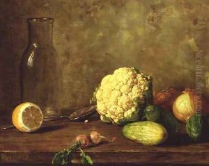 Still Life with Cauliflower by Alfred Hirv