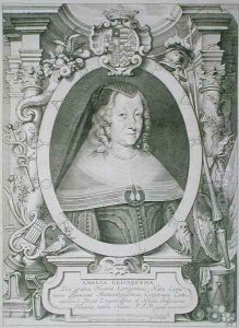Amalie Elisabeth of Hanau Muntzenberg 1602-51 by Anselmus van Hulle