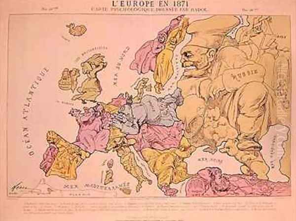 LEurope en 1871 - view 1