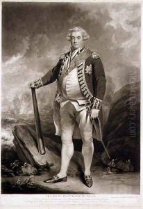 Portrait of Adam Viscount Duncan 1731-1804 Admiral of the Blue Squadron by John Hoppner