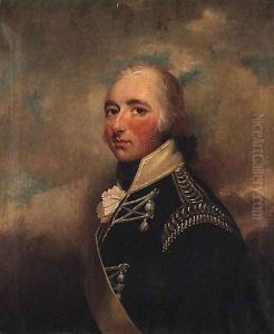Portrait of an Officer, half-length, in the uniform of the 32nd Lancers
