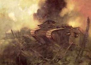 Tanks Somme by Captain Edward Henry Handley-Read