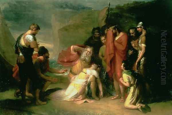 Lear and Cordelia - view 1