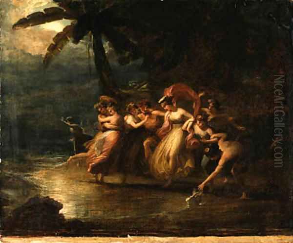 Fairies on the sea shore - view 1