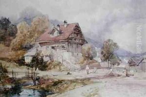 Chalet Brunnen Lake Lucerne by James Duffield Harding