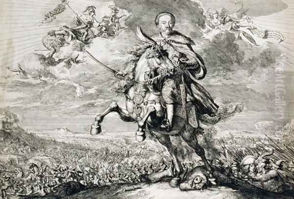 Glorification of John Sobieski III 1629-96bat the battle of Chocim - view 1