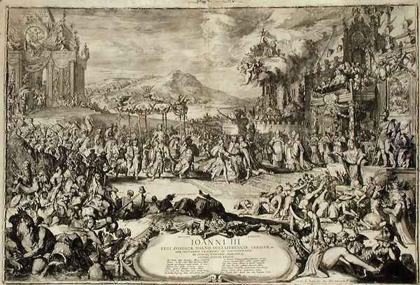 Coronation Entry of John III 1629-96 into Poland - view 1