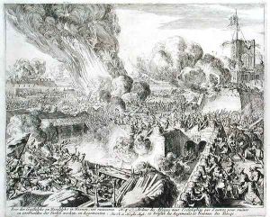 Vienna Print Cycle Defence of the Fortifications of Vienna by Civilians by Romeyn de Hooghe