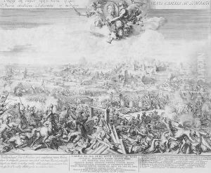 Battle of Narva on 19 November 1700 by Romeyn de Hooghe