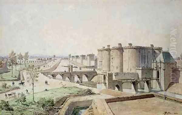 The Bastille in 1420 - view 1