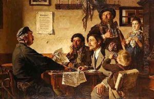 Tavern Scene by Ernest Henseler