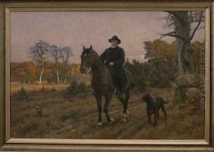 Bismarck on Horseback with Dog