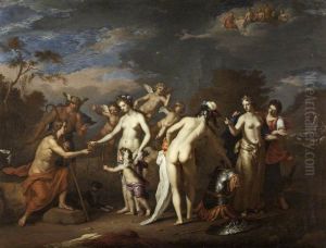 The Judgement of Paris by Gerard Hoet