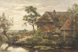 Boerenhuisje te Staphorst by Gerard Hoet