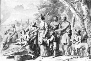The Finding of Moses by Gerard Hoet