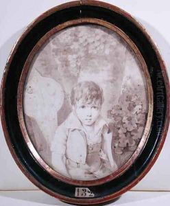 Honore de Balzac 1799-1850 aged six by Henri Joseph Hesse