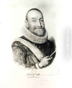 Portrait of Theodore Agrippa dAubigne 1552-1630 Portrait of Theodore Agrippa dAubigne 1552-1630