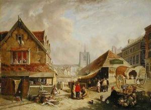 The Old Fishmarket Norwich by David Hodgson