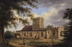 Whittlesford Church by Richard Bankes Harraden