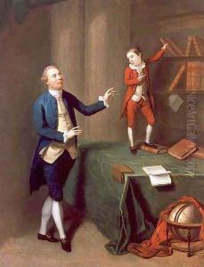 Sir Robert Walker and his son Robert by Robert Hunter