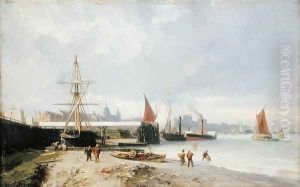 The Docks on the Bank at Greenwich