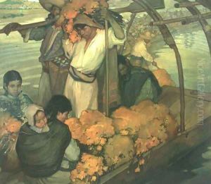 The Offering by Saturnino Herran
