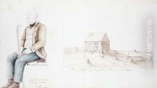 First Cottage of Angelica and The First Settler of Allegany County New York - view 1