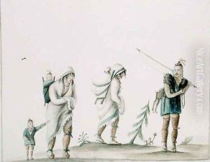 Indian Family by Anne Marguerite Hyde de Neuville