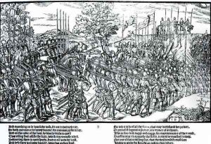 The English Army Marching with Sir Henry Sidney 1529-86 in 1566 by Friedrich van Hulsen