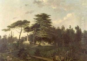 The Cedar of Lebanon in the Jardin des Plantes by Jean-Pierr Houel