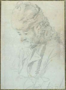 Voltaire 1694-1778 in old age by Jean-Pierr Houel