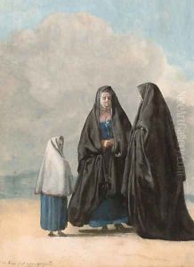 Women in Sicilian and Maltese costume