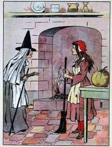 Cinderella with her Fairy Godmother by Levine Helmer